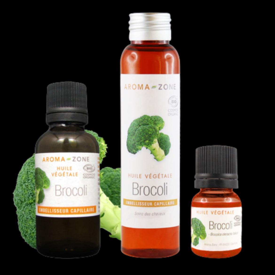 Huile de brocolis aromazone - Fait briller les cheveux