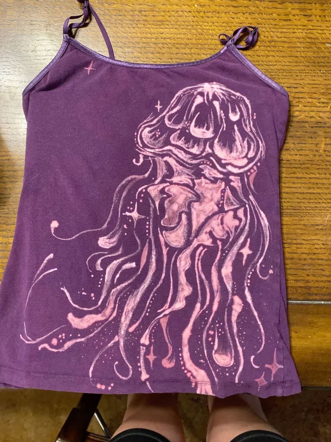 bleached clothes