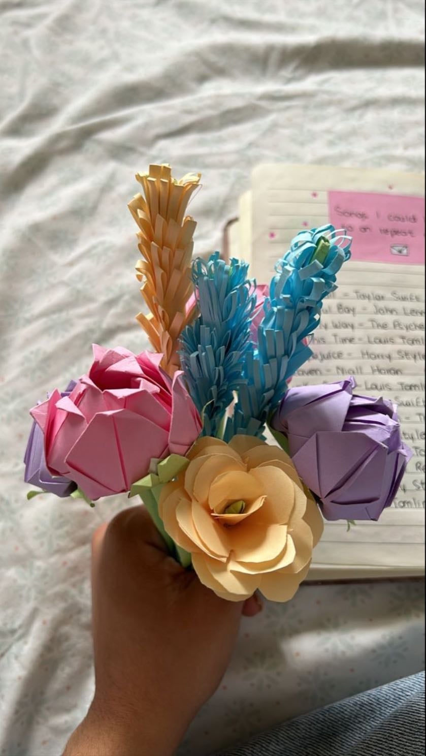 paper flowers bouquet