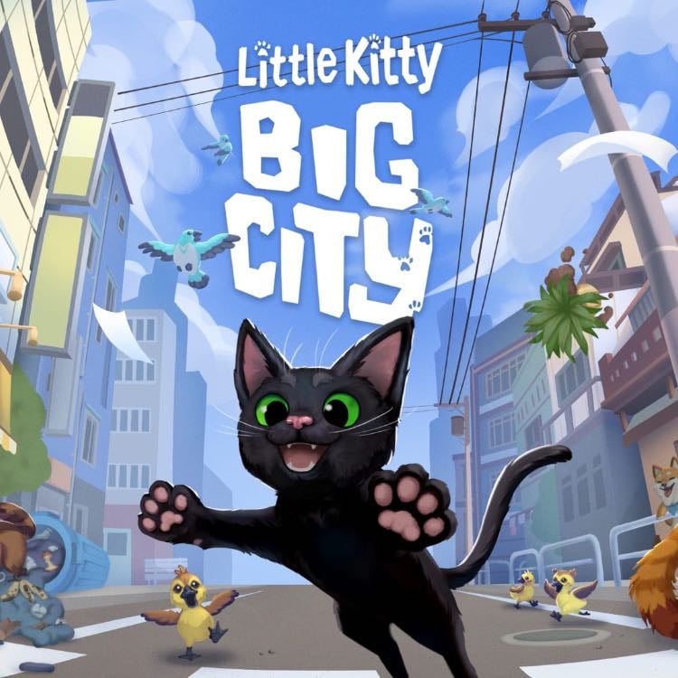 Little Kitty, Big City - Little Kitty, Big City é um jogo de aventura e o lançamento de estreia da desenvolvedora indie americana Double Dagger Studio. O jogador assume o papel de um gato perdido na cidade grande, com o principal objetivo de encontrar o caminho de volta para casa.