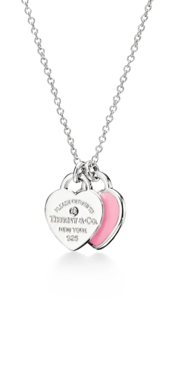tiffany heart tag necklace