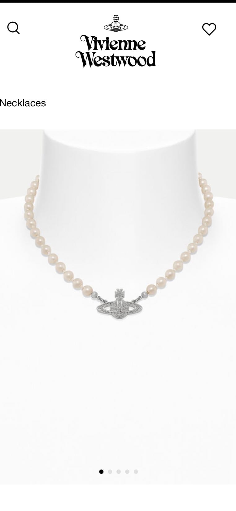 vivienne westwood pearl choker