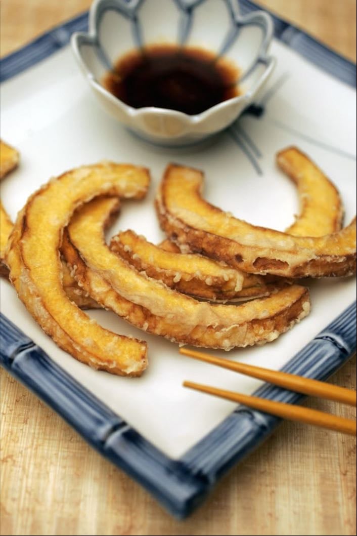 Pumpkin tempura