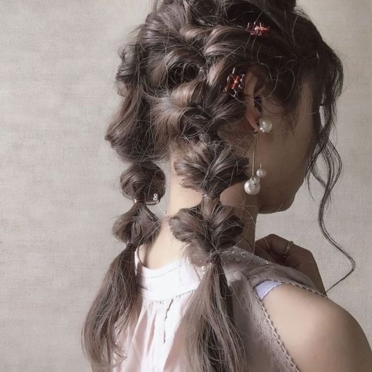bubble braids - these are my absolute fav