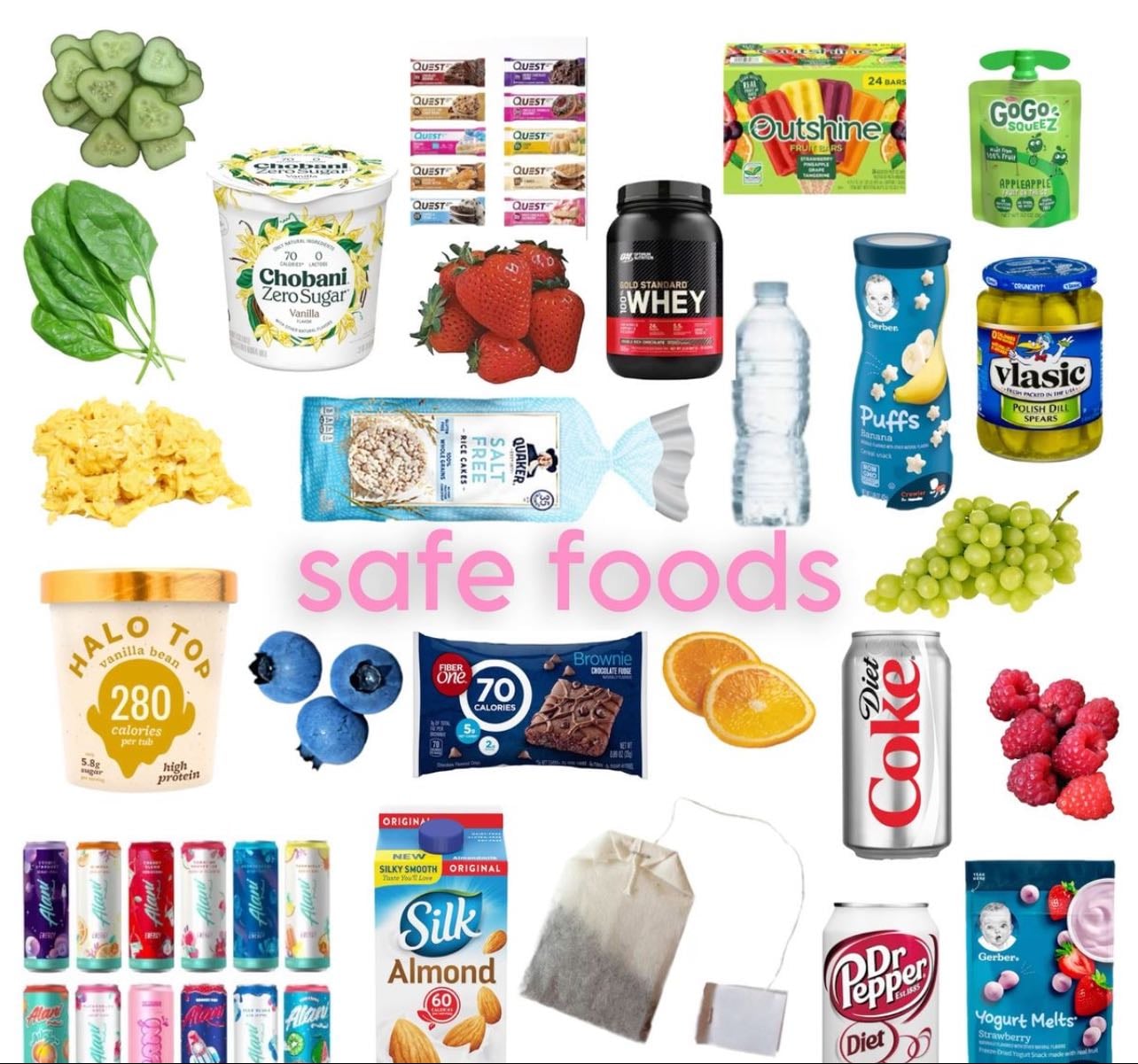 Supermarket fitness food