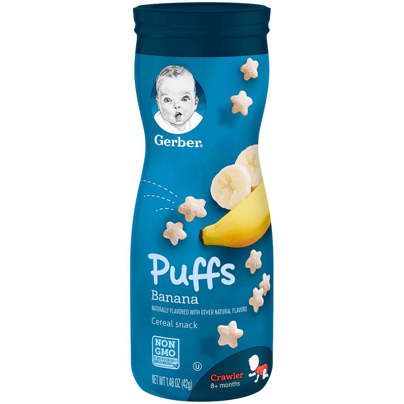 Gerber puffs banana