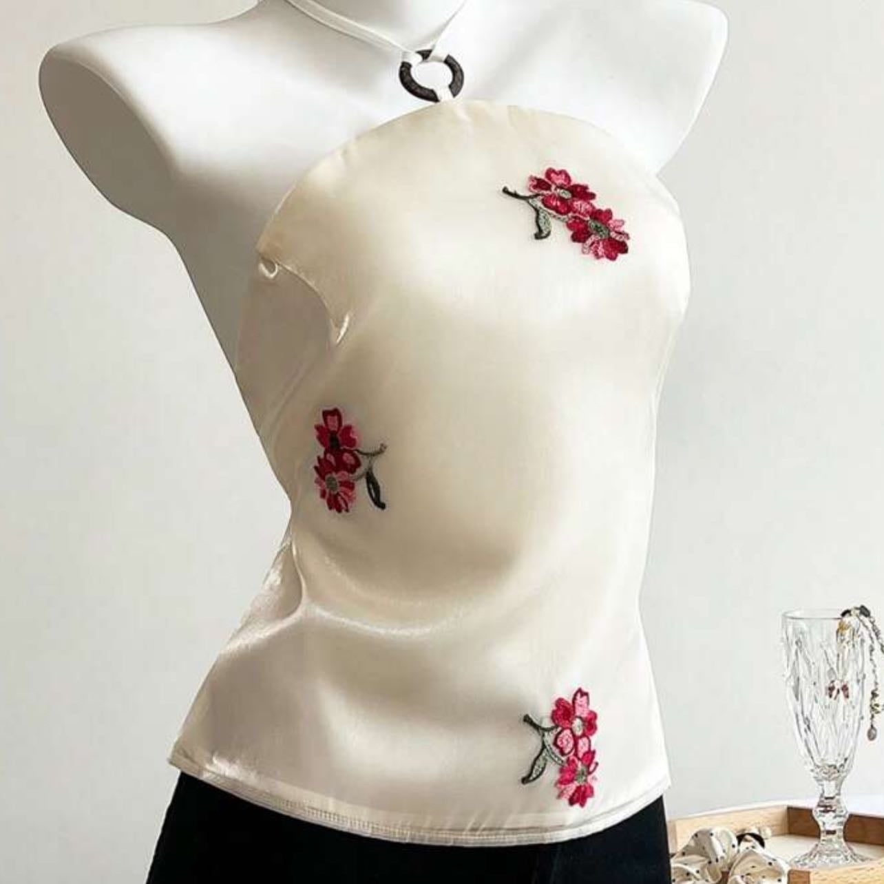 Roses top backless
