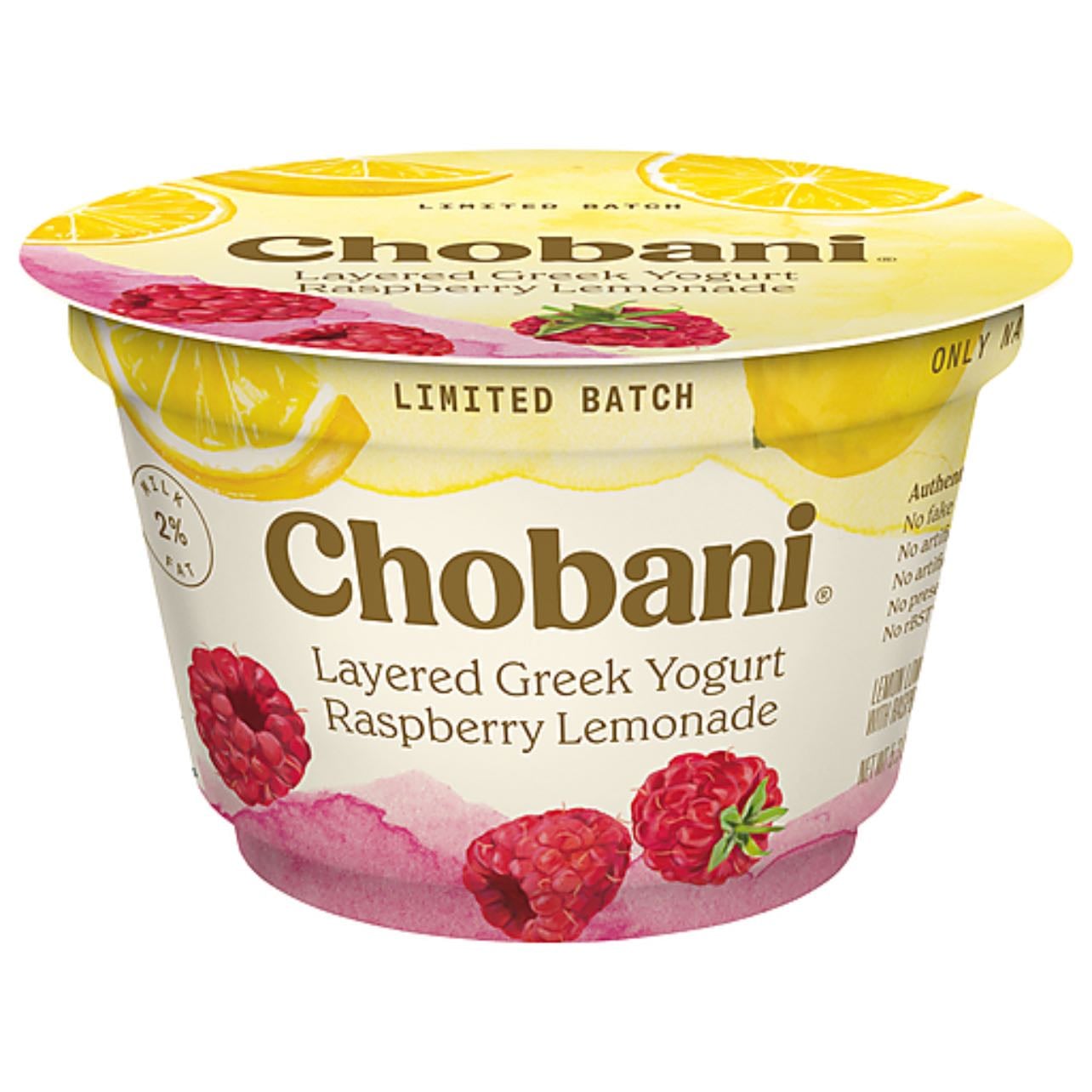 Chobani greek yogurt raspberry lemonade