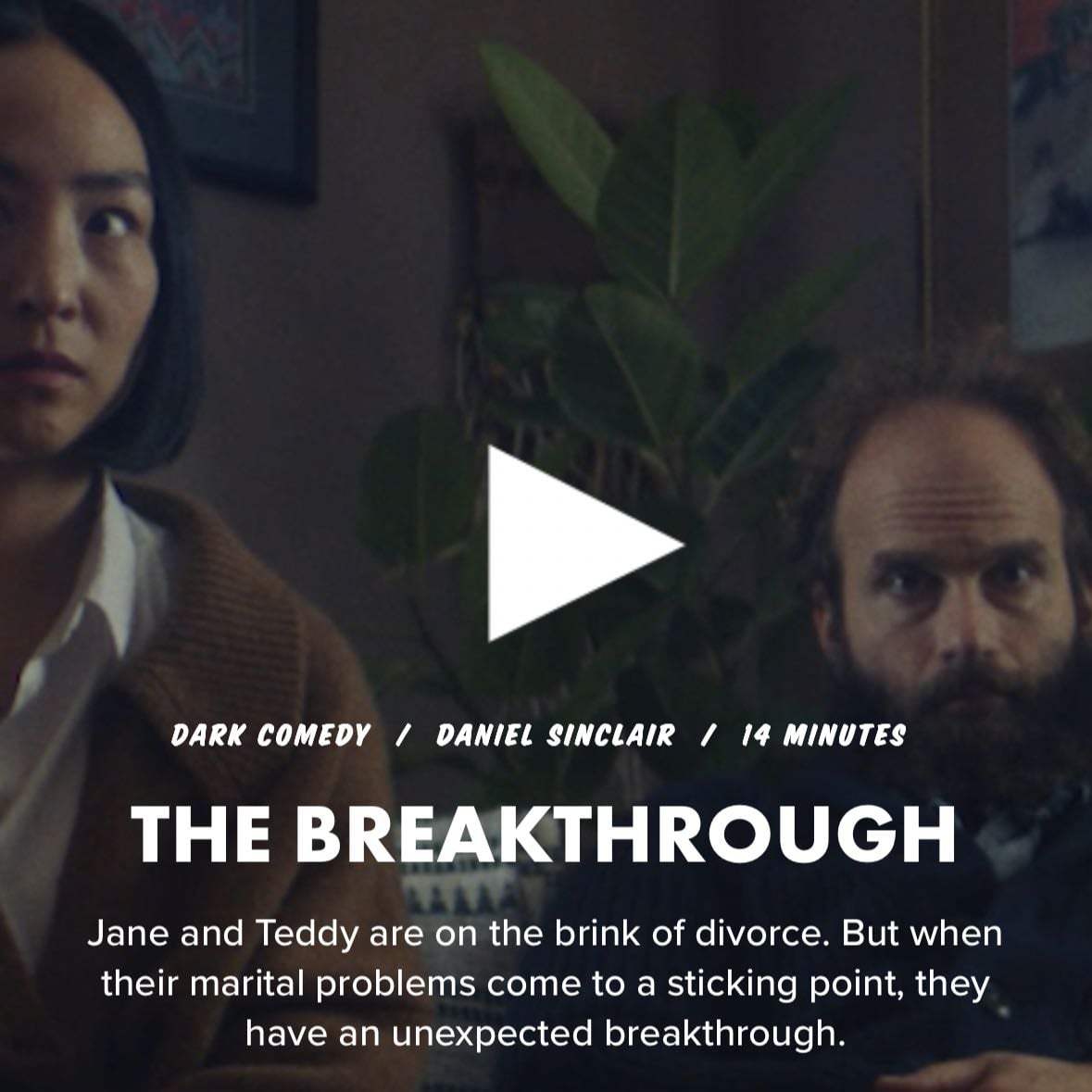 The breakthrough - Daniel Sinclair y Greta Lee
