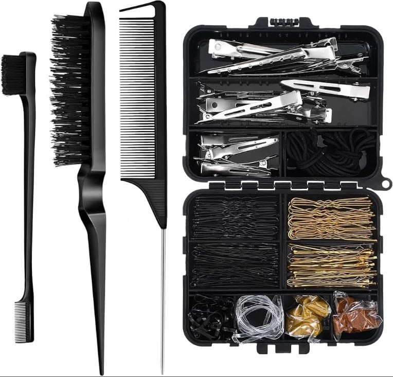 hair styling comb and stuff