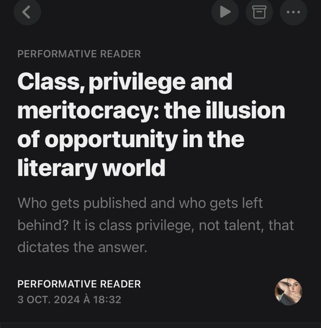 Insteresting substack articles