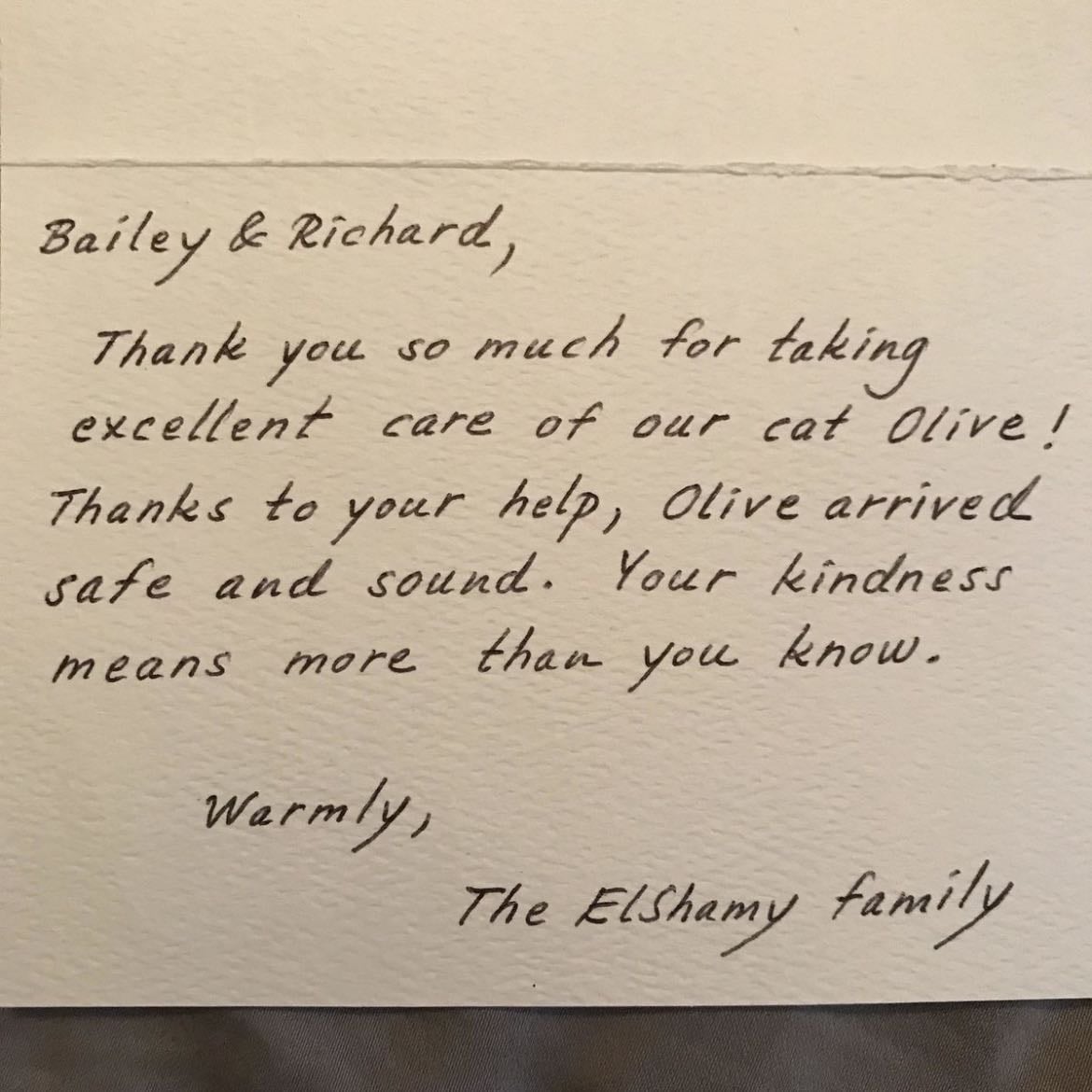 handwritten letters