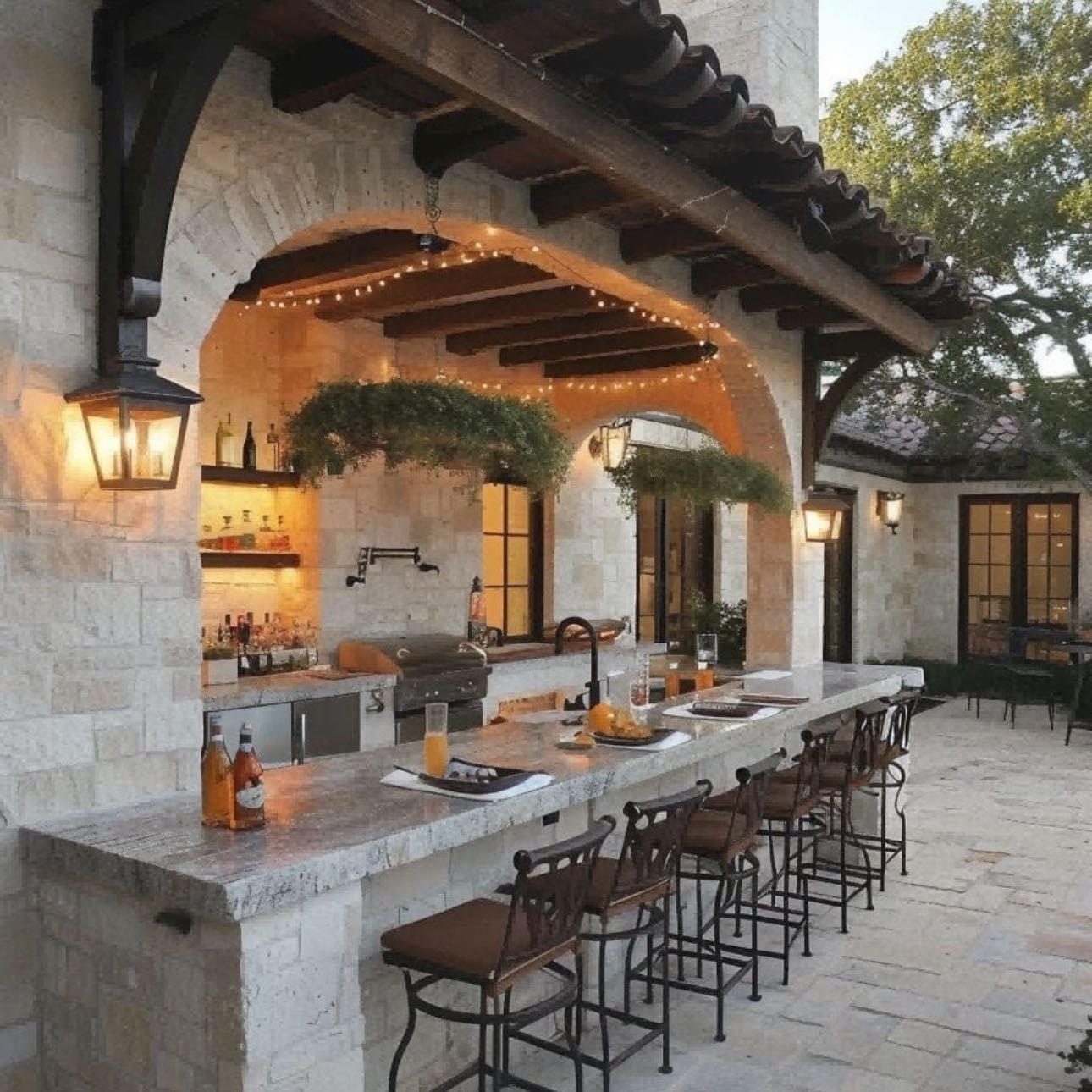 Courtyard - For barbecues with family and friends