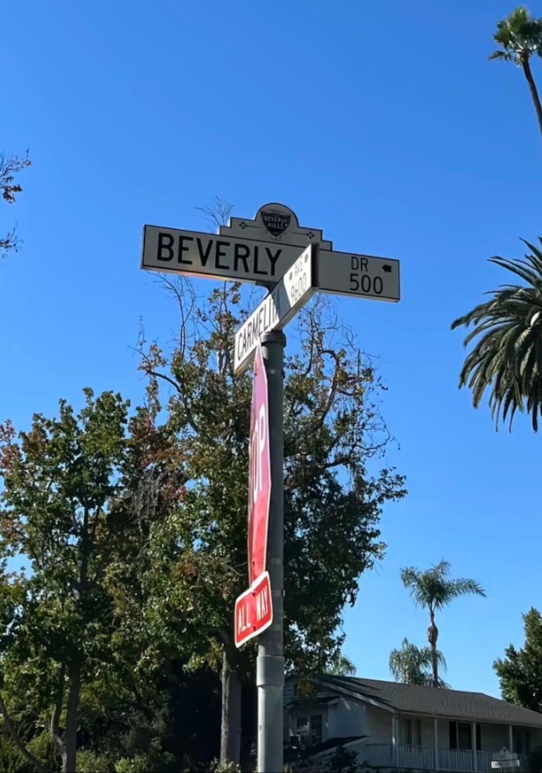 Beverly Hills - walk around like I belong, soaking up that vibe, sunny energy.
