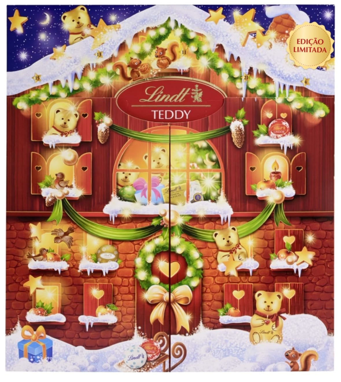 Calendário do Advento Lindt Teddy 128g - LINDT | Sku 430591