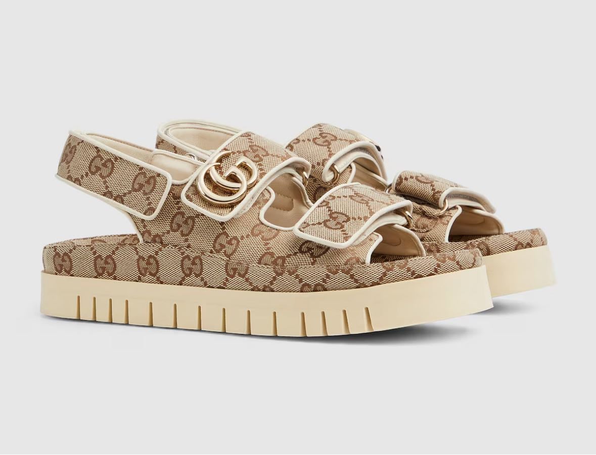 Women's sandal with Double G