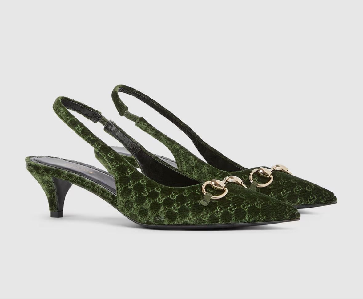 slingback pump with Horsebit