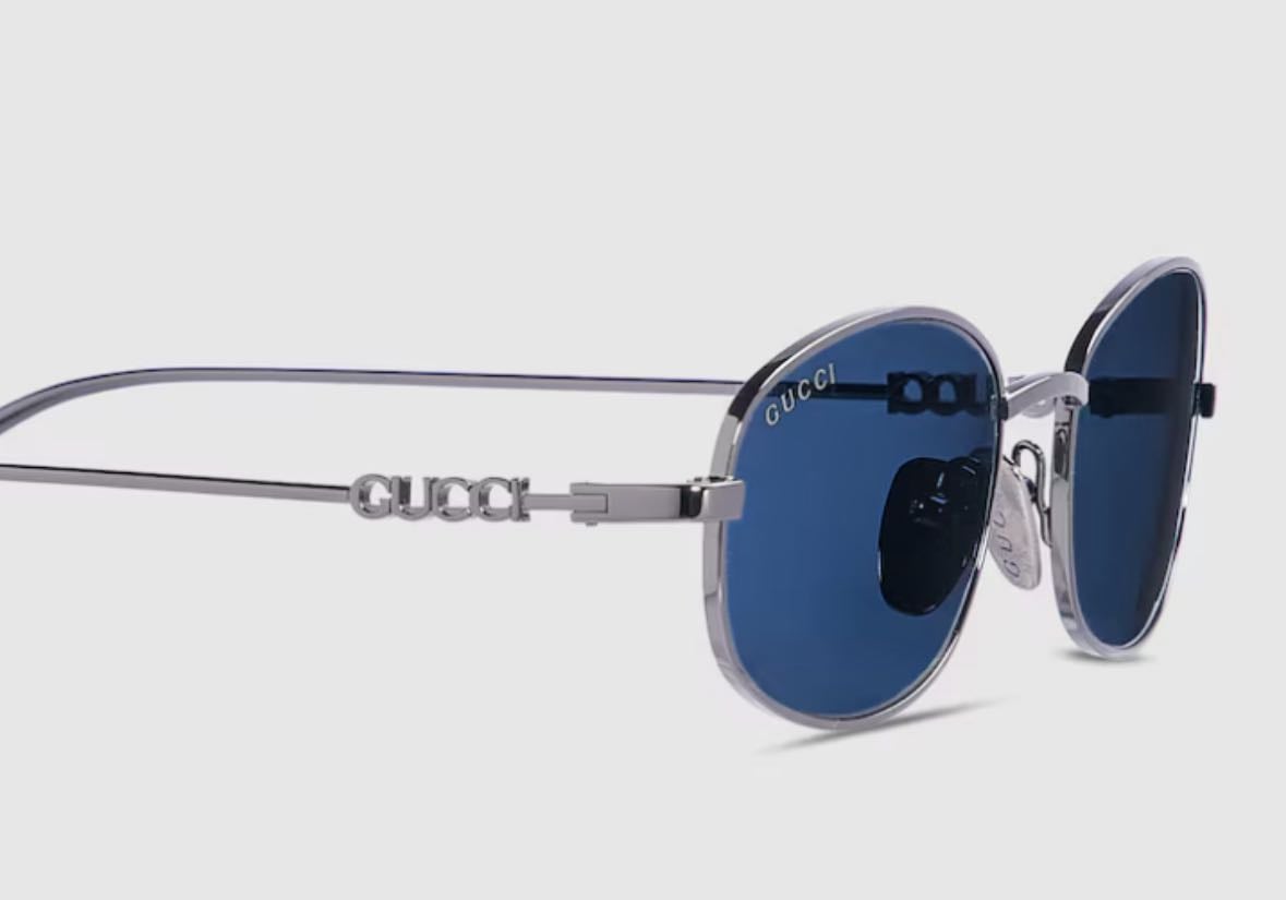 Oval frame sunglasses