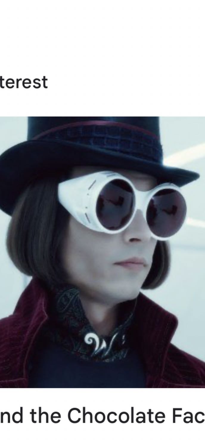 Willy wonka - Johnny Depp