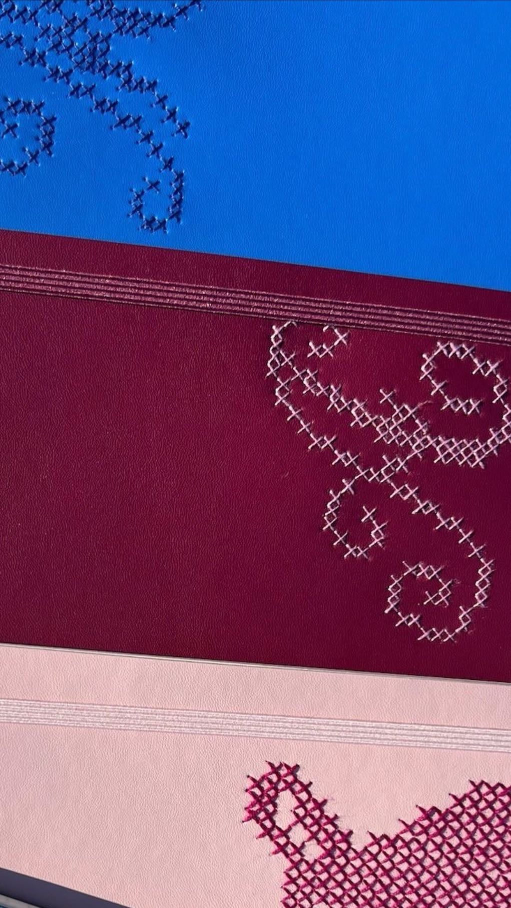 embroidered notebook
