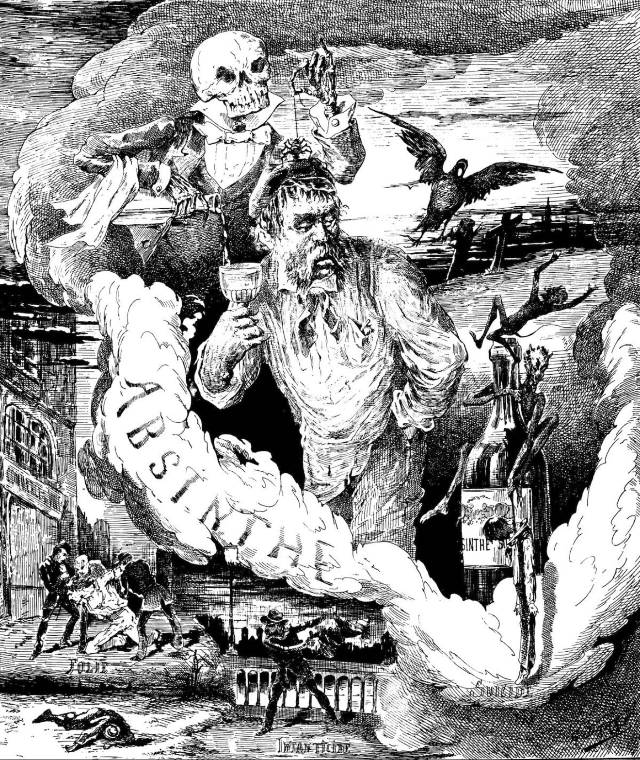 Absinthe: From Green Fairy to Moral Panic