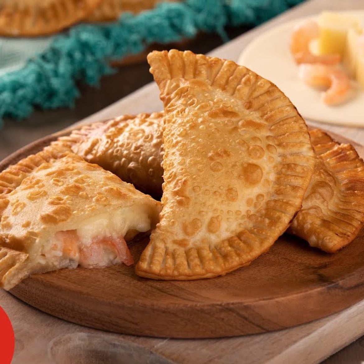 Empanadas queso camaron