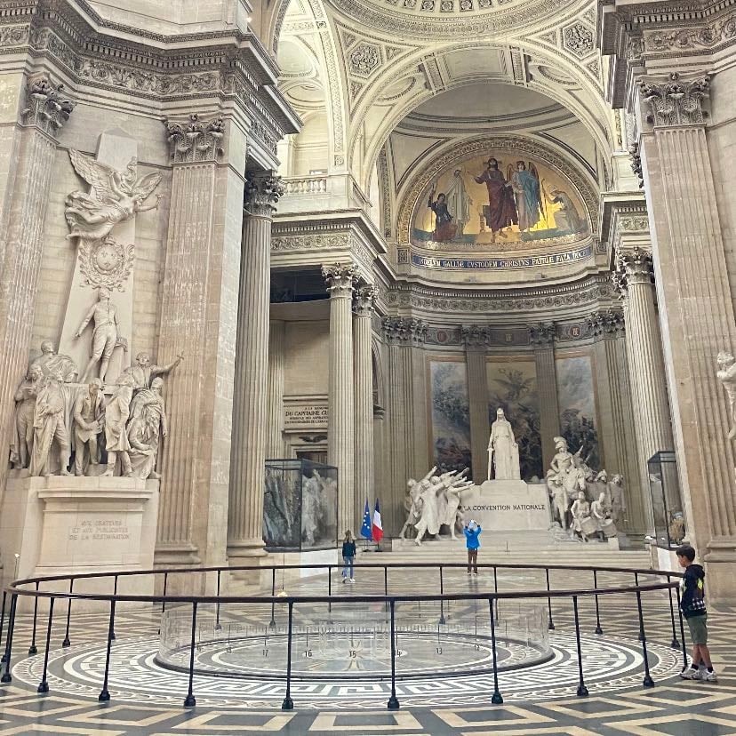 Panthéon - A beautiful monument to commemorate our historical personalities. You can even have a magnificent view of Paris if you go all the way up.