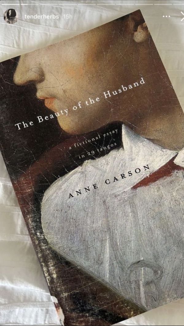 The Beauty of the Husband - Anne Carson · 2001