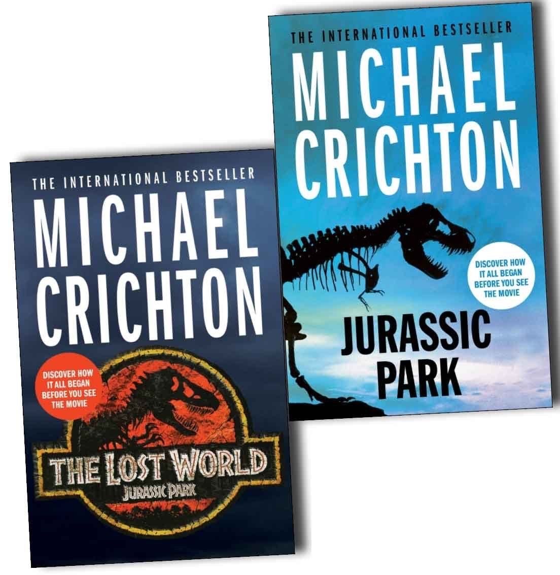 Michael Crichton Jurassic Park 2 Books (Jurassic Park, The Lost World) - · 2012