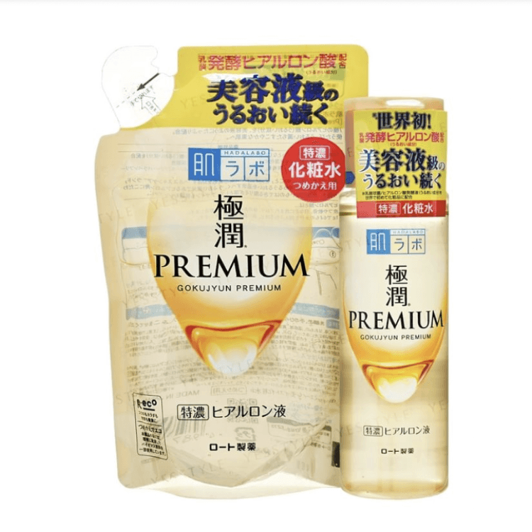 hada labo gokujyun premium lotion - rohto mentholatum