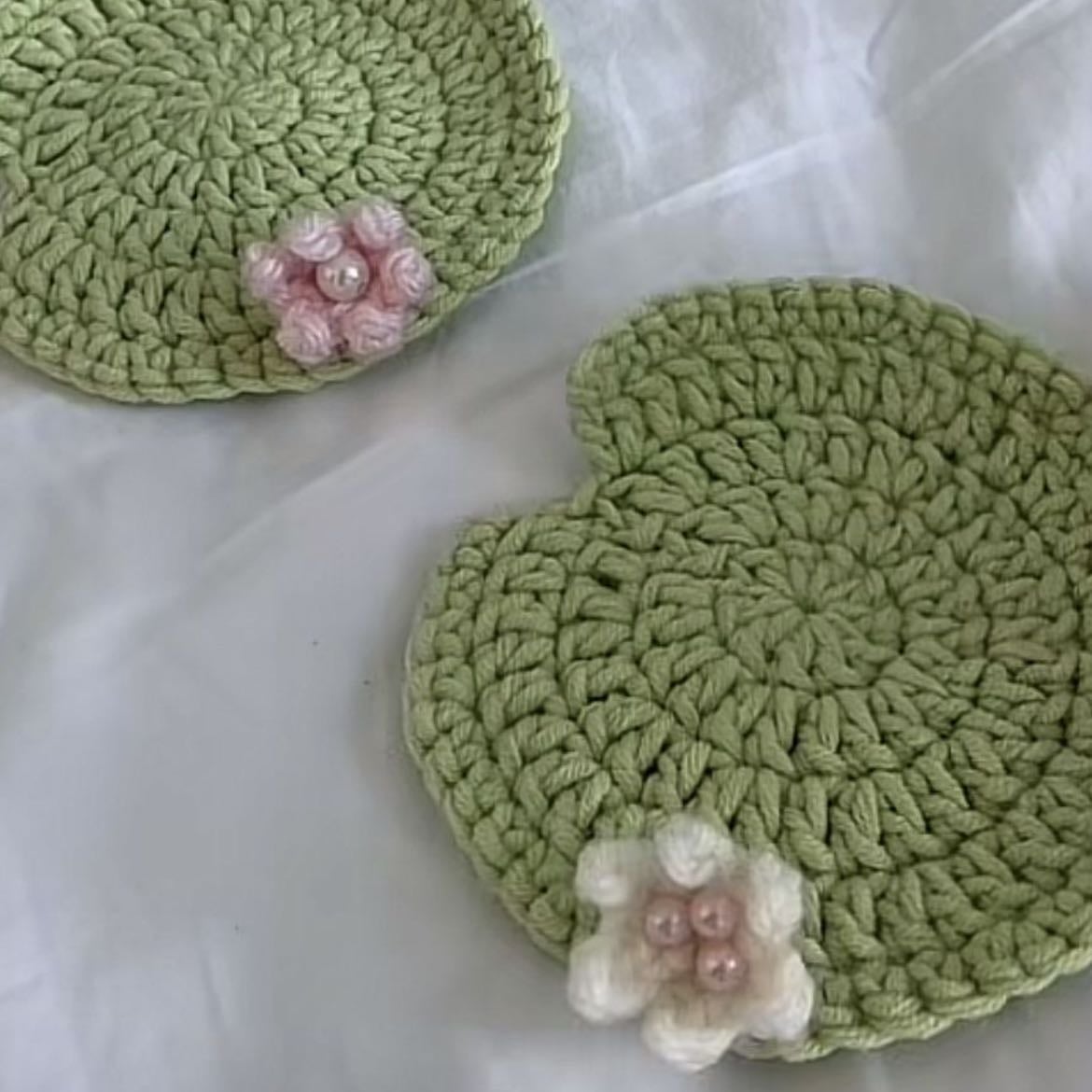 Lily pad coasters
