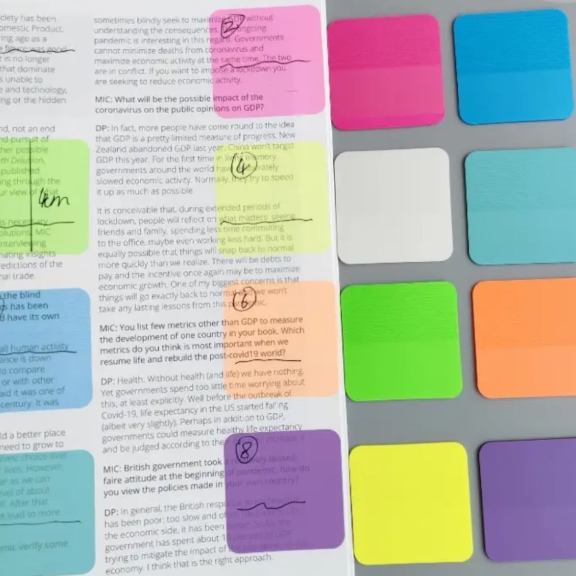Bloc note transparent - 1-2