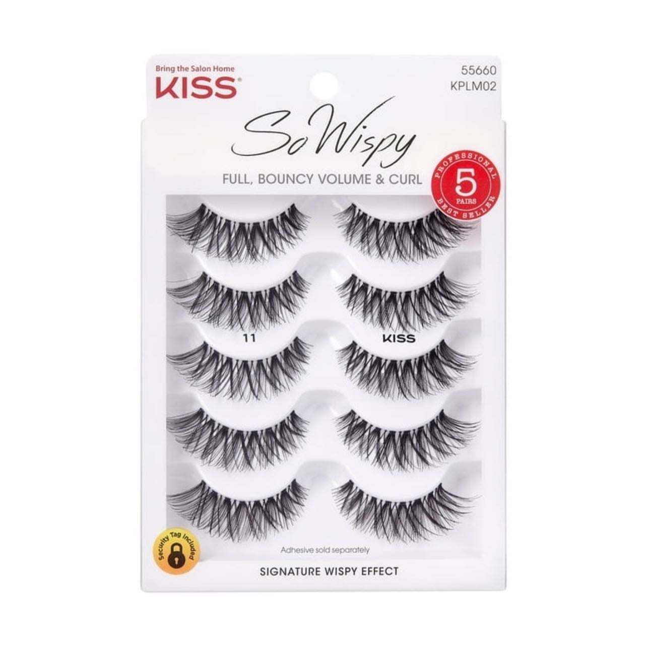 KISS So Wispy, False Eyelashes, Style #11 - my go-to EVERYTIME, if i wear these i only use one mascara as a base + on my bottom lashes and then add these