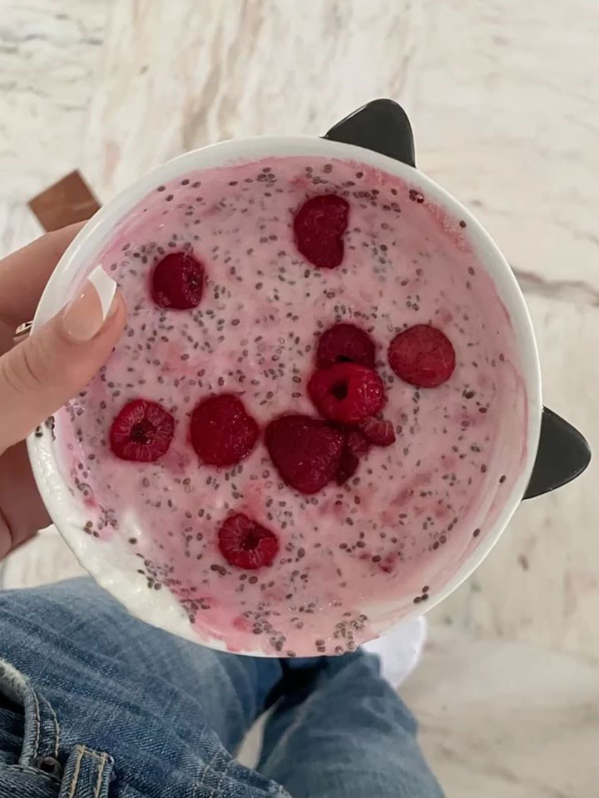 Raspberry Chia Pudding