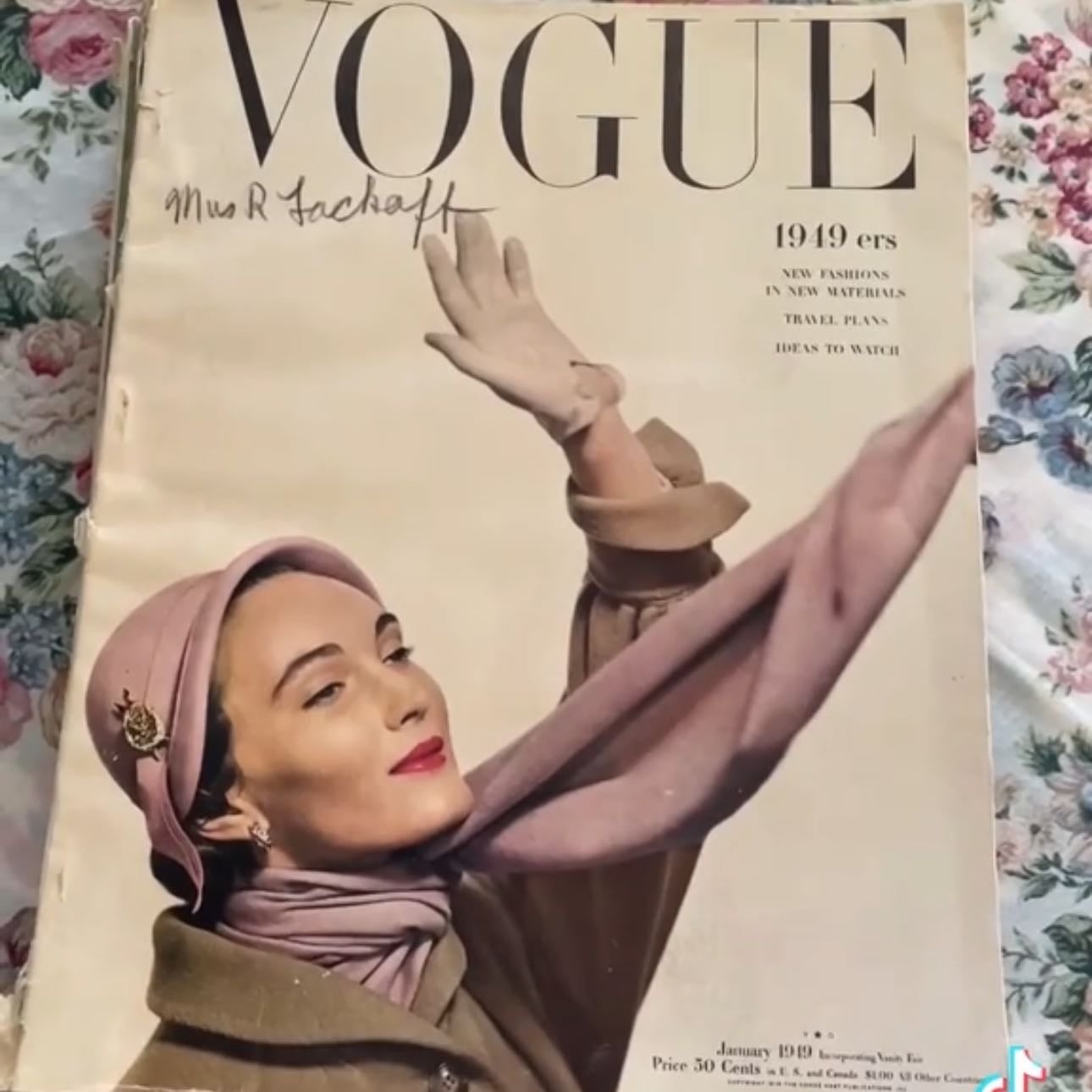 Vintage Vogue Magazine