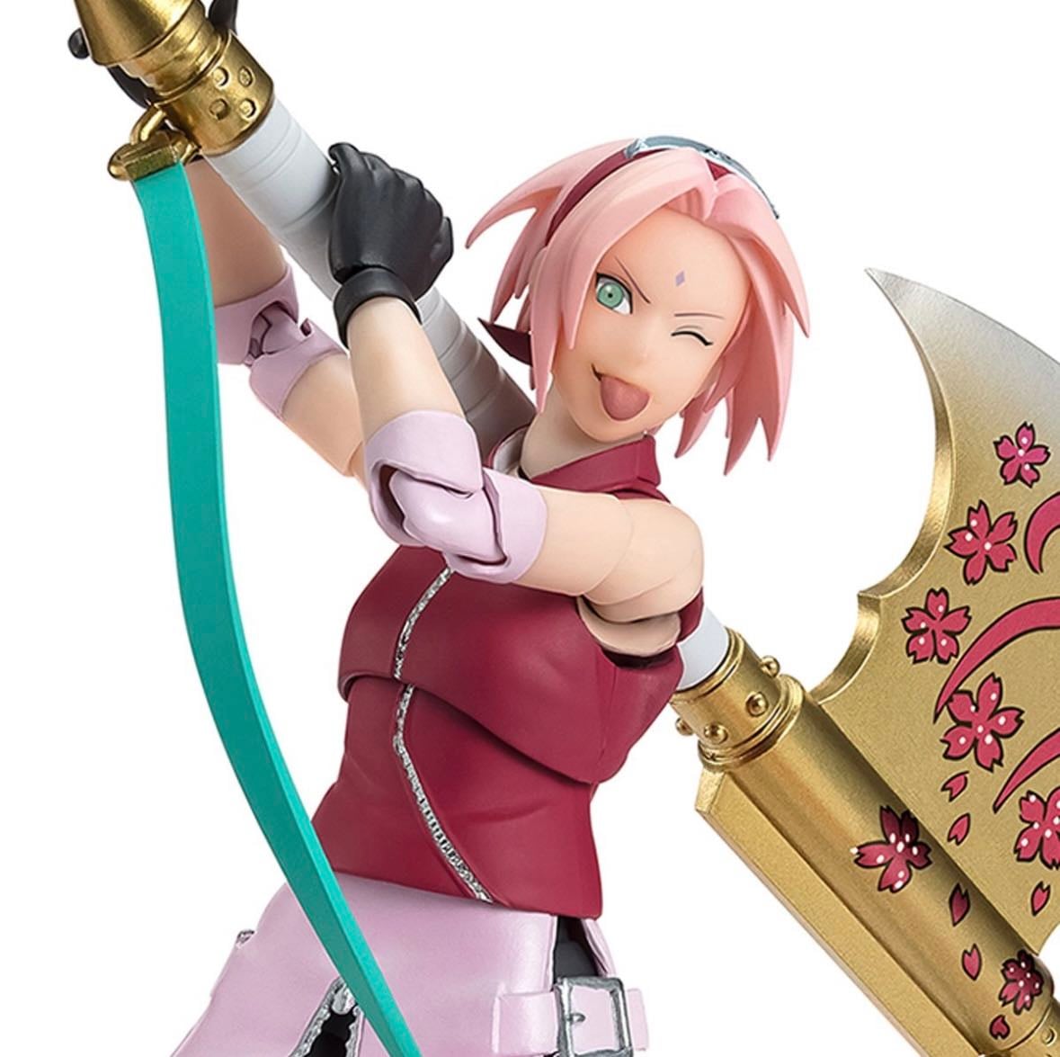 naruto:shippuden sakura haruno action figure - $50.99
i have a variation of this figure, but this one moves and she has different poses!