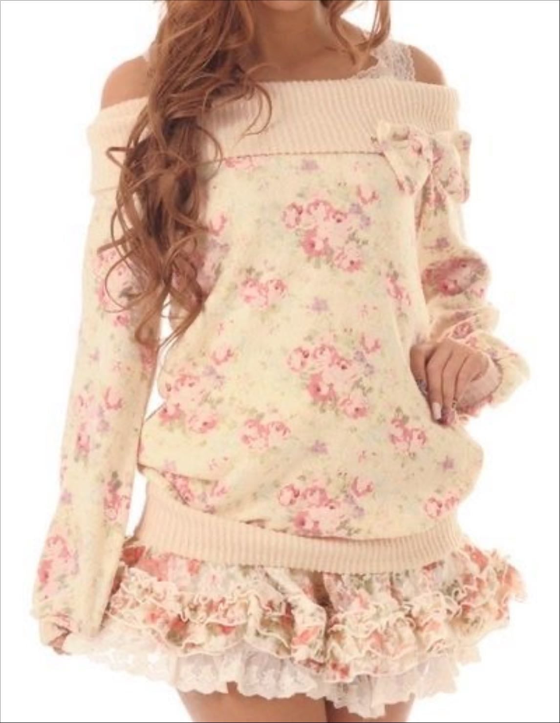florals ❀ - a staple of himekaji fashion