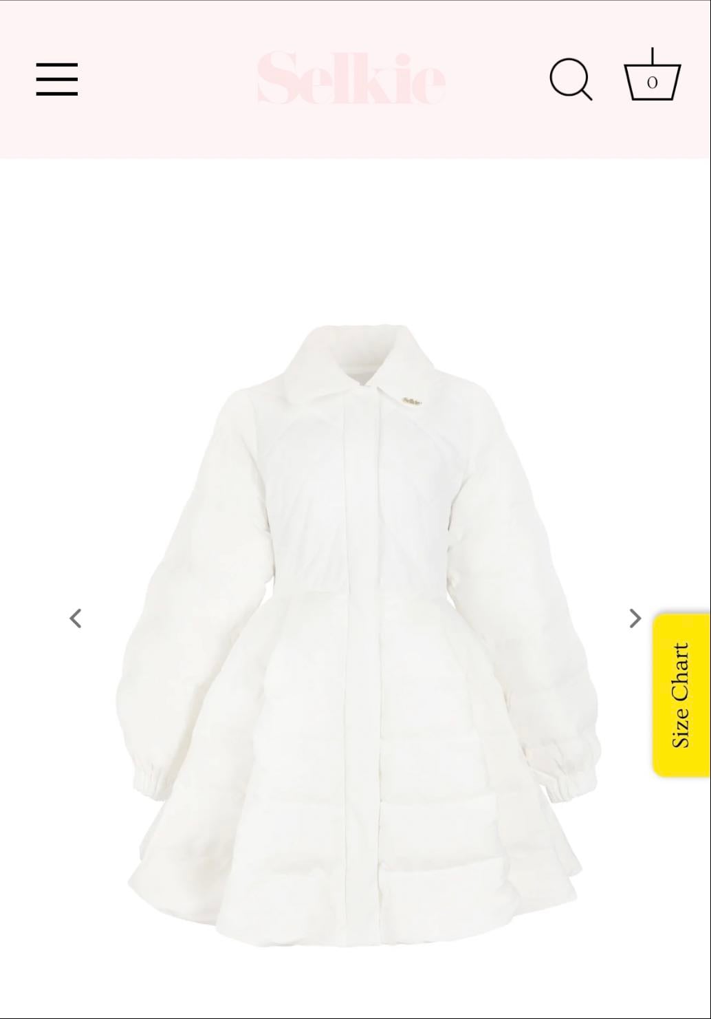 the ivory dolly puffer 𝜗𝜚⋆₊˚ - $309.00
i love the silhouette
super cute and ranges from xxs-6x