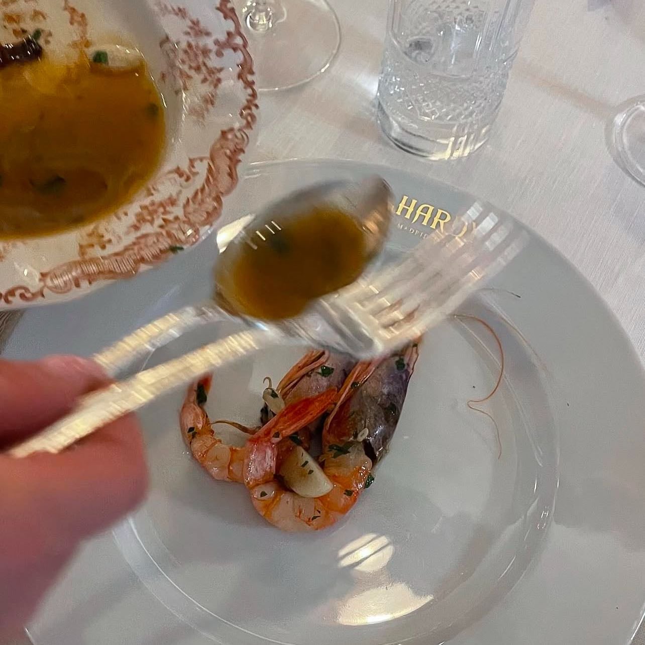 Cocido madrileño at Lhardy