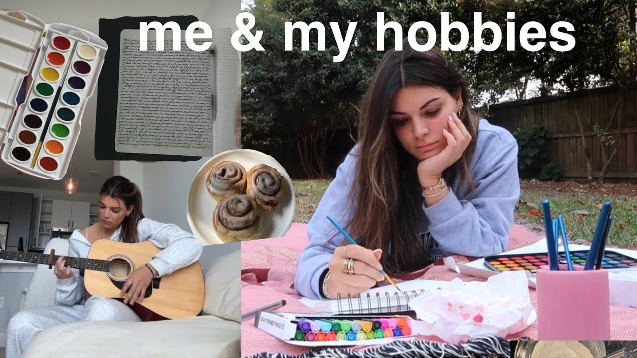 how I spend my days — (hobbies outside of my phone) - YouTube