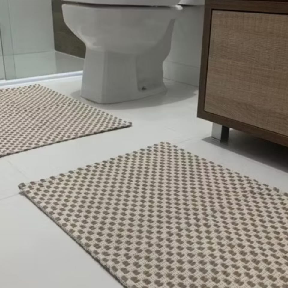 tapete banheiro 100% algodão - shopee (R$41,90)