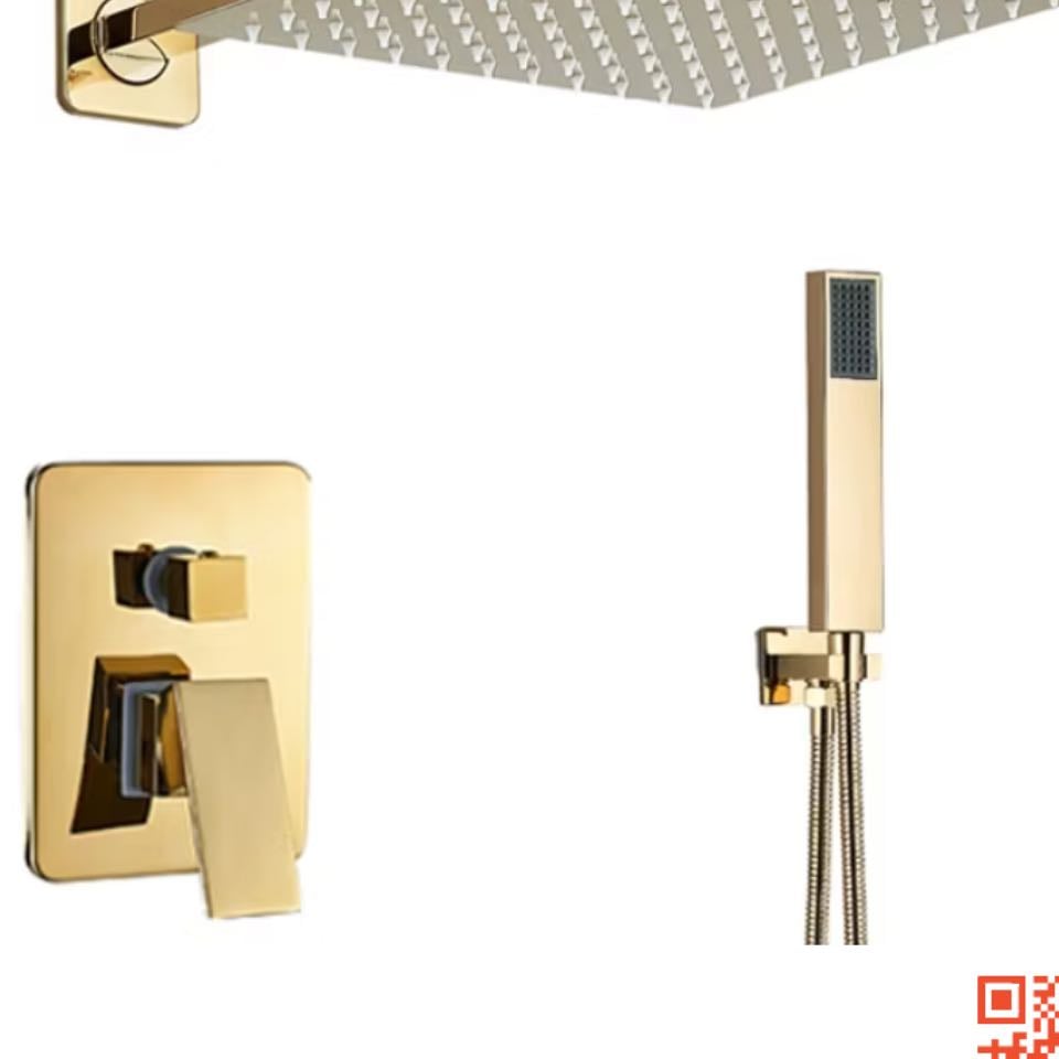 2) opção ducha dourada - shopee (valor: R$364 - R$660)