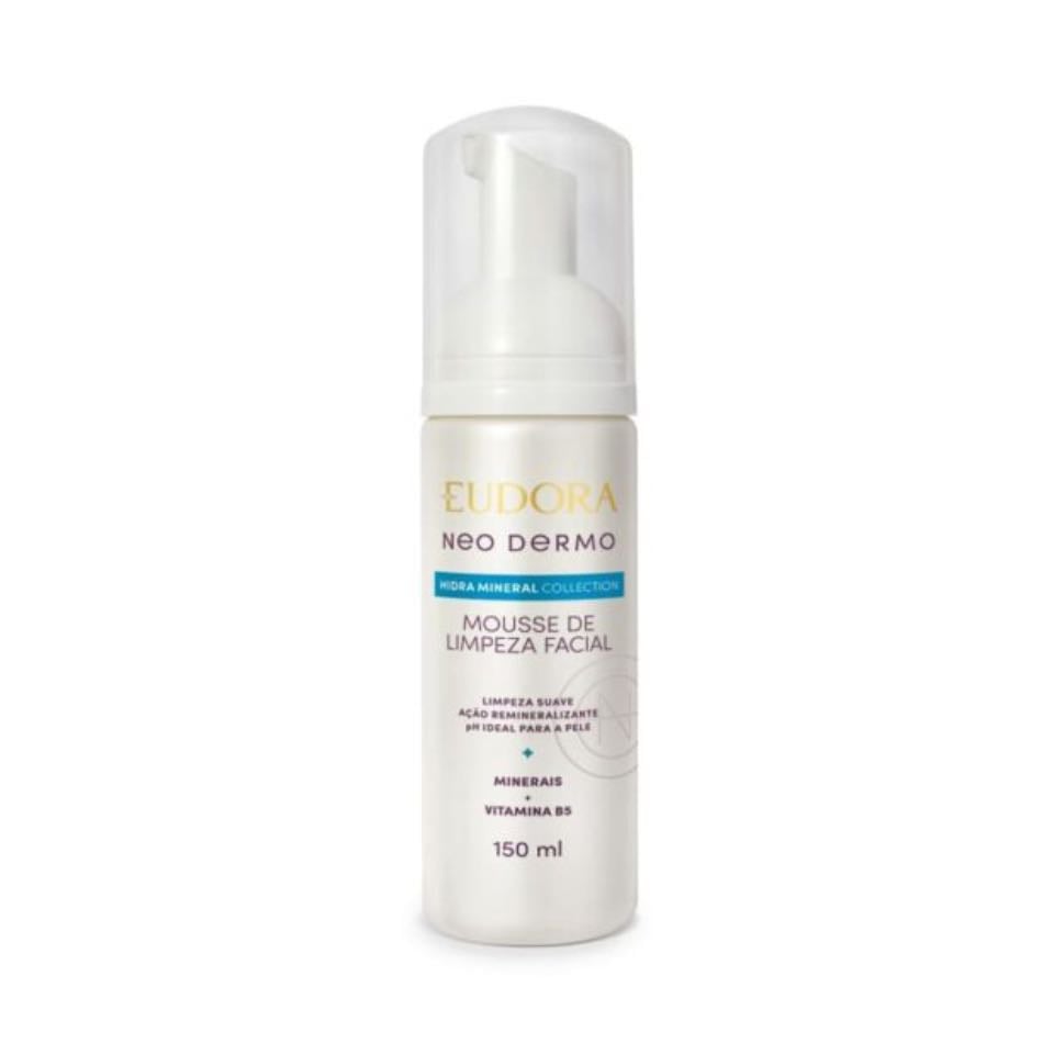 2. limpeza 2/2: mousse de limpeza facial - eudora neoderma