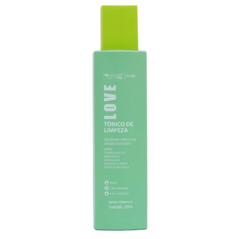 4. tonificação: tônico de limpeza - max love