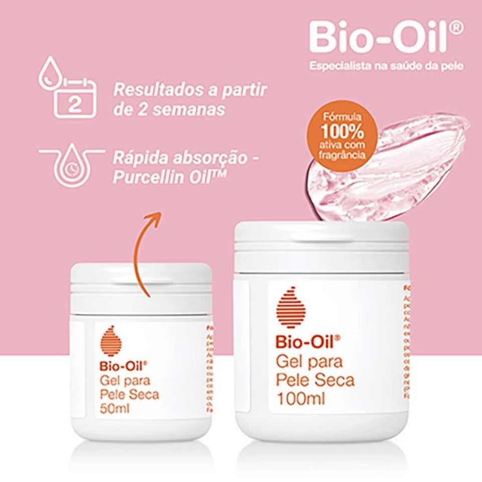 bio oil + gel para pele seca + hidratante corporal - bio oil