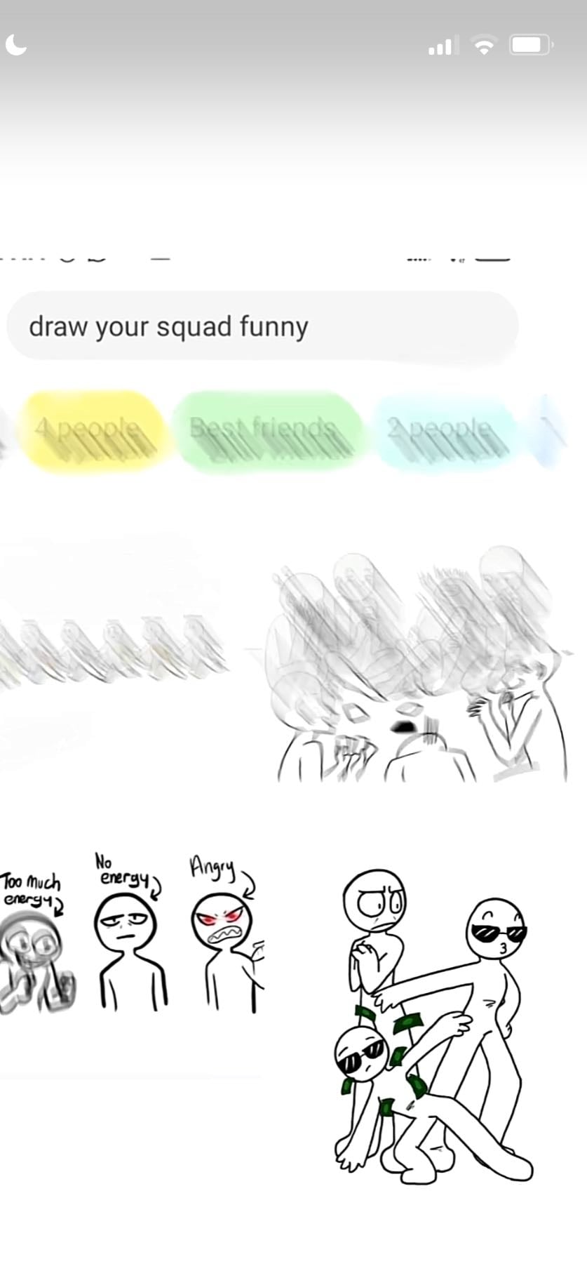 Pinterest - Draw your squad funny