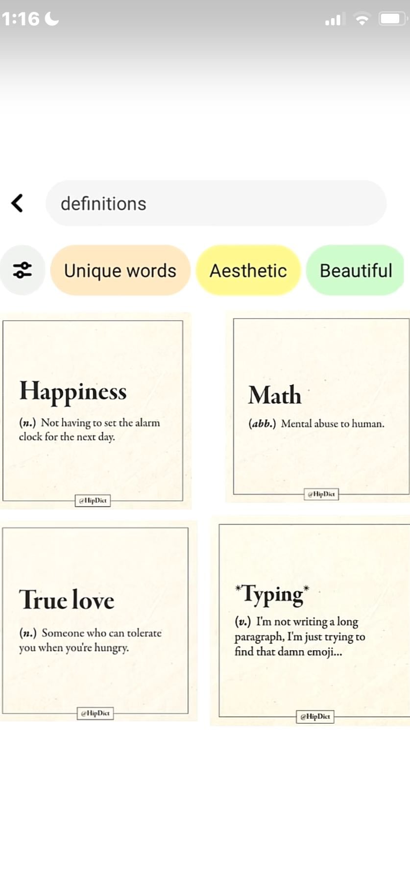 Pinterest - Definitions