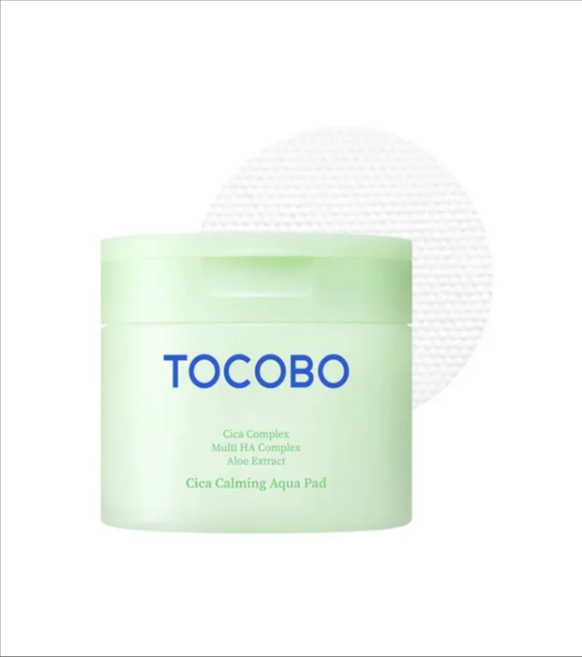 TONICO EN PADS CICA CALMING AQUA PAD TONER - TOCOBO