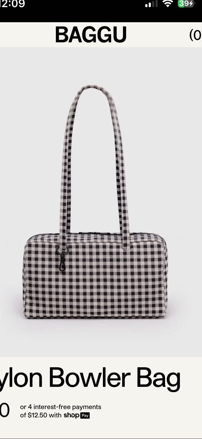 Nylon Bowler Bag