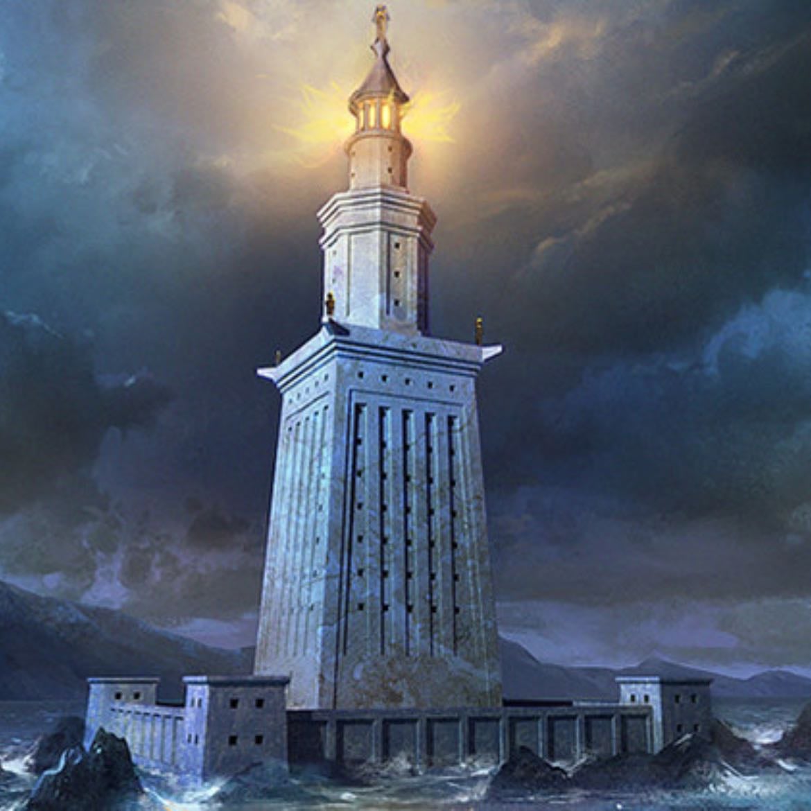 El faro de Alejandría - (7 maravillas del mundo antiguo)